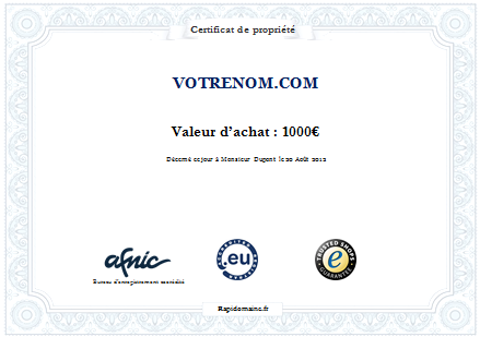 comment negocier nom de domaine